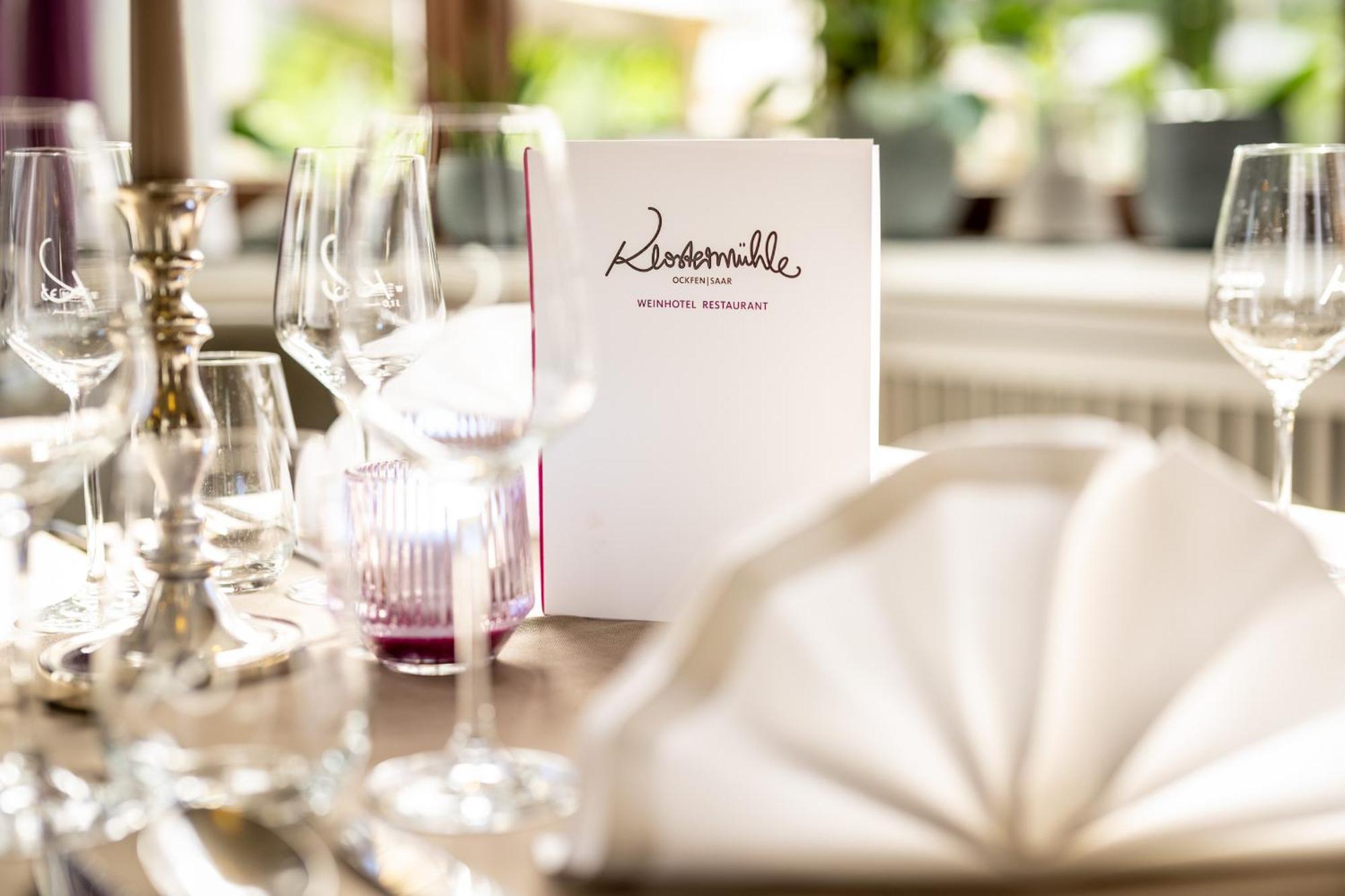Weinhotel Restaurant Klostermuehle Ockfen Экстерьер фото